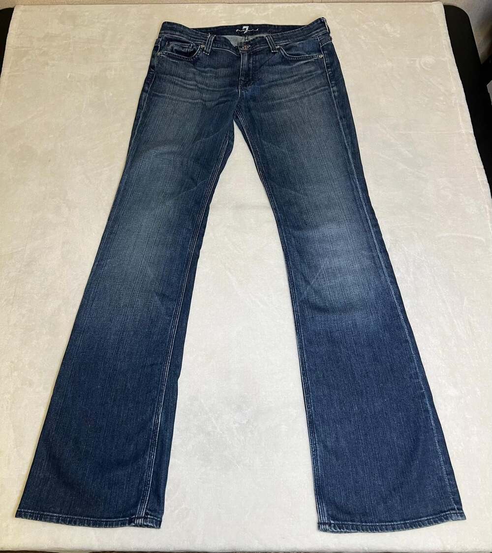 7 For All Mankind Flynt Bootcut Jeans Size 30 - Picture 2 of 11